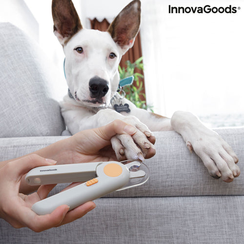 Coupe-ongles pour animaux avec LED Clipet InnovaGoods