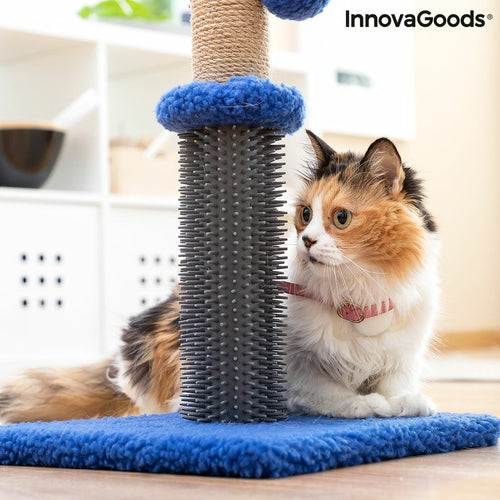 Griffoir et poteau de massage pour chat avec balle Miausage InnovaGoods