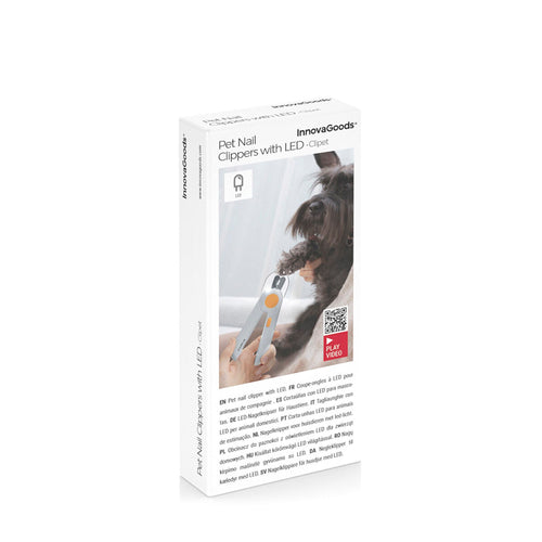 Coupe-ongles pour animaux avec LED Clipet InnovaGoods