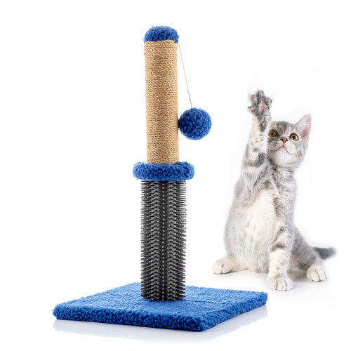 Griffoir et poteau de massage pour chat avec balle Miausage InnovaGoods